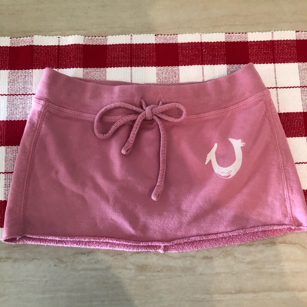 True Religion cotton mini skirt